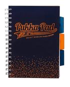 Project Book Blush Navy B5, 100 kartek, kratka, 3 szt.