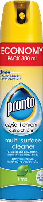 Pronto, Multi Surface, przeciw kurzowi, aerozol, Lime