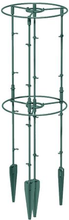 Prosperplast, Floo Supports, podpora do roślin, zielony leśny, 25/35 cm