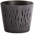 Prosperplast, Sandy Round, doniczka, antracyt, 22 cm