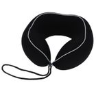 ProWorld, poduszka podróżna z pianki, czarna, 25-25-11 cm