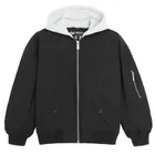 Przejściowa kurtka bomberka unisex z odpinanym kapturem NOWEAR