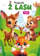 Przyjaciele z lasu. Kolorowanka z naklejkami