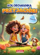 Przyjaciółki. Kolorowanka z naklejkami