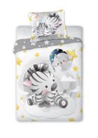 Przytulaki, Zebra, 2-częściowy komplet pościeli, 100-135 cm