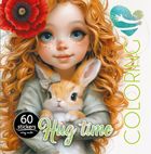 Przytulanie król. Kolorowanka z naklejkami