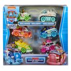 Psi Patrol, Die-Cast neon, metalowe pojazdy, zestaw