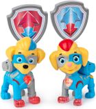 Psi Patrol, Mighty Pups, bliźniaki, 2 figurki + odznaki