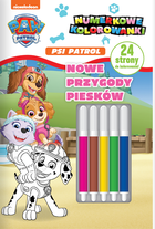 Psi Patrol. Nowe przygody piesków. Numerkowe kolorowanki