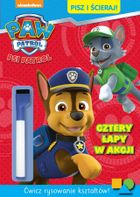 Psi Patrol. Pisz i ścieraj. 4 łapy w akcji