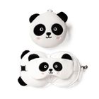 Puckator, poduszka podróżna i maska na oczy, panda