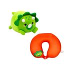 Puckator, poduszka podróżna z maskotką 2w1, Dinozaur