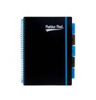 Pukka Pad, kołozeszyt, A4, Pukka Neon, Project Book, niebiski, kratka, 1 szt.