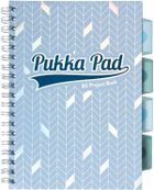 Pukka Pad, kołozeszyt w kratkę, A4, 100 kartek, jasny niebieski, 1 szt.