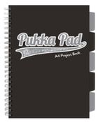 Pukka Pads, kołozeszyt, A4, Project Book, Black & Grey, czarny, 1 szt.