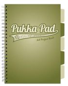 Pukka Pads, kołozeszyt, A4, Project Book, Olive Green, oliwkowy, 1 szt.