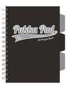 Pukka Pads, kołozeszyt, A5, Project Book, Black & Grey, czarny, 1 szt.