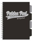 Pukka Pads, kołozeszyt, B5, Project Book, Black & Grey, czarny, 1 szt.