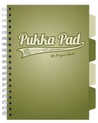 Pukka Pads, kołozeszyt, B5, Project Book, Olive Green, oliwkowy, 1 szt.