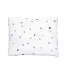 Pulp, Kolorowe Serduszka, poduszka muślinowa, gładka, 35-45 cm