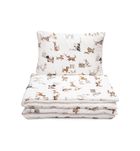 Pulp, Paryskie Pieski, pościel z bawełny satynowej, 100-135 cm