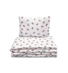 Pulp, Zamyślony Miś, pościel z bawełny muślinowej, 100-135 cm