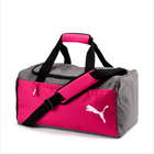 Puma, torba sportowa, szaro-różowa