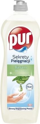 Pur, płyn do naczyń, sekrety pielęgnacji, aloes, 750 ml