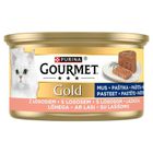 Purina, Gourmet Gold, mus z łososiem, karma mokra dla kotów, 85g