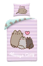 Pusheen, 2-częściowy komplet pościeli z mikrofibry, 140-200 cm