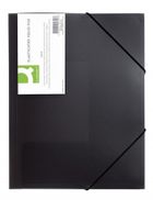 Q-connect, teczka z gumką, A4, czarna, 1 szt.