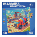 QBI, Budowa, puzzle magnetyczne, 16+20+25 elementów