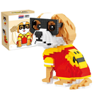 QBI, Pies w pelerynie, klocki konstrukcyjne, 963 elementy