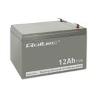 Qoltec, akumulator AGM, 12V, 12AH