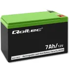 Qoltec, akumulator AGM, 12V, 7AH, max. 105A