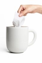 Qualy, Maximug, podajnik na chusteczki, biało-brązowy