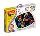 Quercetti, Tablica magnetyczna dwustronna Premium, Litery, 67 elementy