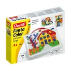 Quercetti, Zestaw kreatywny, Mozaika Fantacolor Portable Large, Domek, 300 elementów