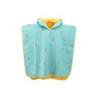 Quut, dwustronne poncho kąpielowe dla dzieci, Banana Blue