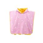 Quut, dwustronne poncho kąpielowe dla dzieci, Banana Pink