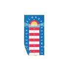 Quut, PlayTowels, dwustronny ręcznik plażowy, Lighthouse Blue, 70-140 cm