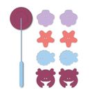 Quut, Seaside, zestaw piankowych naklejek do kąpieli, z wędką