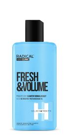 Radical, Hair Clinic Fresh & Volume, prebiotyczny szampon normalizujący do włosów bez objętości i przetłuszczających się, 300 ml