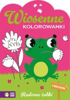 Radosne żabki. Wiosenne kolorowanki