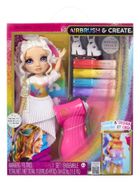 Rainbow High, Air Brush & Create, lalka modowa, Purple Eyes