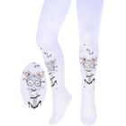 Rajstopy dziewczęce, białe, Milusie