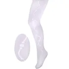 Rajstopy dziewczęce, białe, Milusie