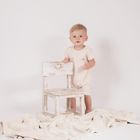 Rampers chłopięcy, beżowy, Nicol