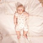 Rampers chłopięcy, beżowy, Nicol