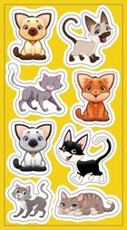 Ranok Creative, naklejki, Kotki